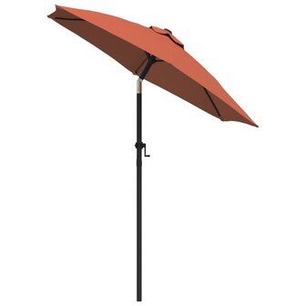 Parasol 200x224 cm aluminium terracotta 3