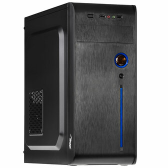 ATX Semi-toren BehuizingAkyga AK939BL Zwart 1
