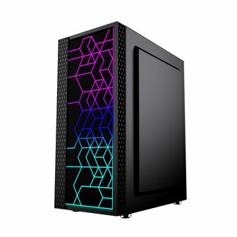 ATX Semi-toren BehuizingGEMBIRD Fornax 2500 ARGB Zwart Multicolour 4