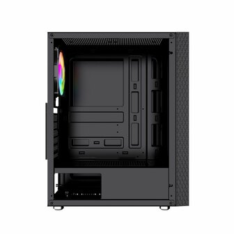 ATX Semi-toren BehuizingGEMBIRD Fornax 2500 ARGB Zwart Multicolour 8
