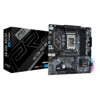 Moederbord ASRock H670M PRO RS LGA 1700 INTEL H670 1