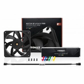 Case fan Noctua NF-A12X15 PWM CH.BK.S &Oslash; 12 cm 3
