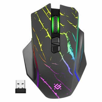 Muis Defender URAN GM-503 Zwart Grijs 3200 DPI 4