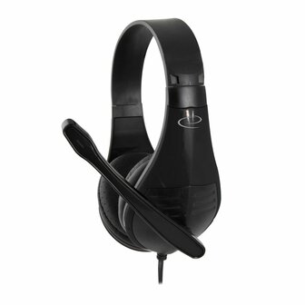 Hoofdtelefoon met microfoon Esperanza EH209K Zwart 1