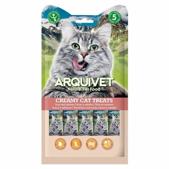 Kattensnoepjes Arquivet crem Vis 70 g 1