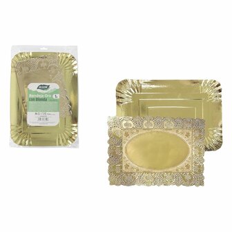 Snackdienblad Algon Rechthoekig 26 x 35 cm (30 Stuks) 2
