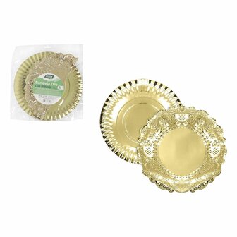 Snackdienblad Algon Cirkelvormig 30 cm (30 Stuks) 2