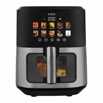 Airfryer N&amp;apos;oveen AF770 Zwart Zilverkleurig 1700 W 6,5 L 2