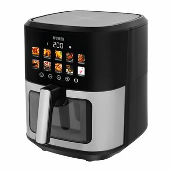 Airfryer N&amp;apos;oveen AF770 Zwart Zilverkleurig 1700 W 6,5 L 3