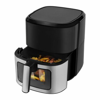 Airfryer N&amp;apos;oveen AF770 Zwart Zilverkleurig 1700 W 6,5 L 5
