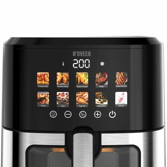 Airfryer N&amp;apos;oveen AF770 Zwart Zilverkleurig 1700 W 6,5 L 8