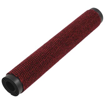 Droogloopmatten 2 st rechthoekig getuft 40x60 cm rood 3