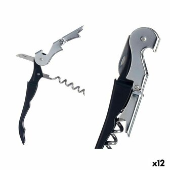 Kurkentrekker Kinvara KT11-5806 Roestvrij staal Plastic 5 x 1,3 x 2,2 cm (12 Stuks) 1