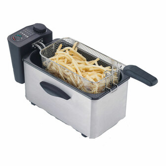 Frituurpan COMELEC Bb_S0402354 3 L 2000W Zilverkleurig 2000 W 3000 W 1 L 1