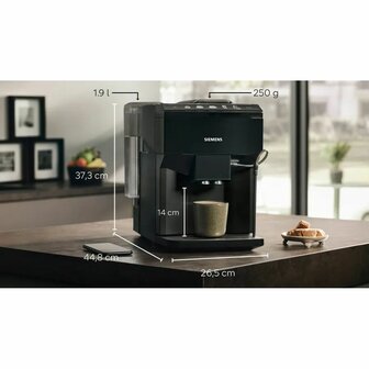 Volautomaat koffiezetapparaat Siemens AG TP511R09 Zwart 1500 W 15 bar 1,9 L 3