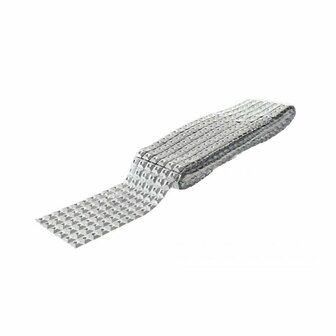 Kerstkrans DKD Home Decor Gouden Zilverkleurig PVC 300 x 5 x 0,1 cm 1