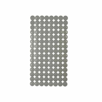Antislipmat voor in de douche Grijs PVC 68 x 36 x 1 cm (6 Stuks) 2