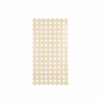 Antislipmat voor in de douche Beige PVC 68 x 36 x 1 cm (6 Stuks) 2