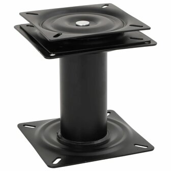 Bootstoelpoot met 360&deg; draaiplateau staal 1