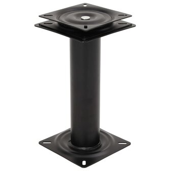 Bootstoelpoot met 360&deg; draaiplateau staal 6