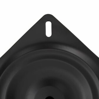 Bootstoelpoot 18 cm staal zwart 7