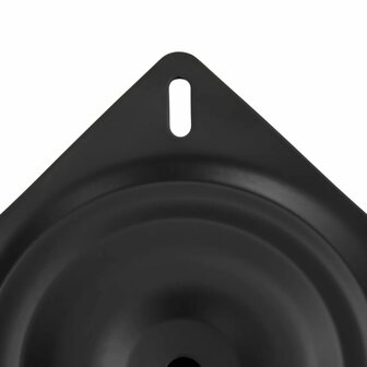 Bootstoelpoot 33 cm staal zwart 7