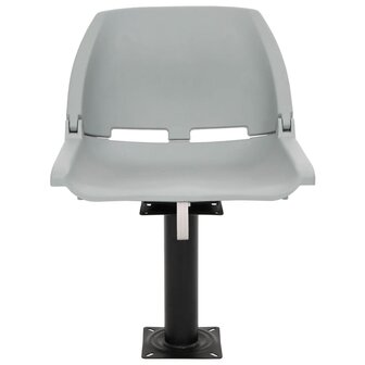Bootstoelen 2 st met poot 360&deg; draaibaar 3