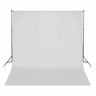 Fotostudioset met lampen, paraplu&amp;apos;s, achtergrond en reflector 4