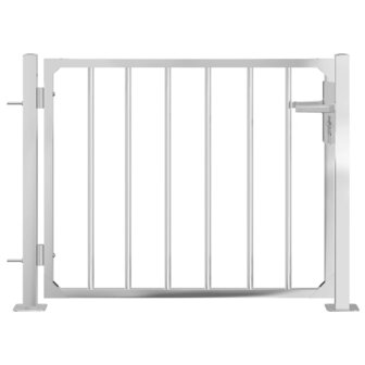 Poort 100x75 cm roestvrij staal 3