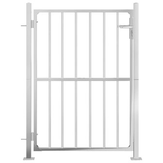 Tuinpoort 100x125 cm roestvrij staal 3