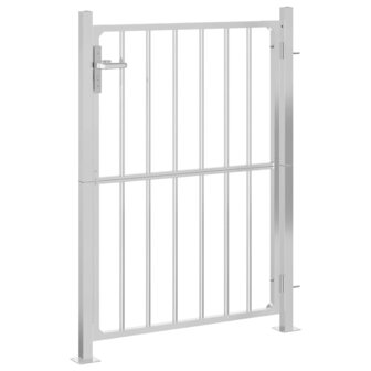 Tuinpoort 100x125 cm roestvrij staal 5