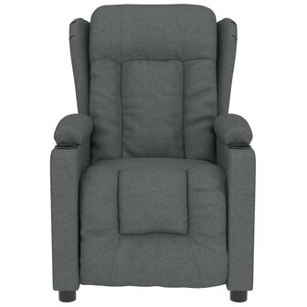 Massagestoel stof donkergrijs 3