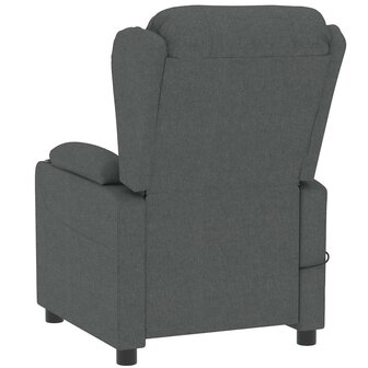 Massagestoel stof donkergrijs 5