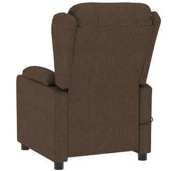 Massagestoel stof bruin 5