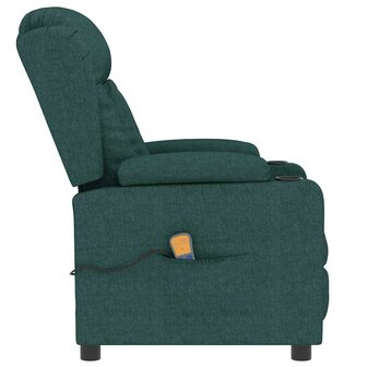 Massagestoel stof donkergroen 4