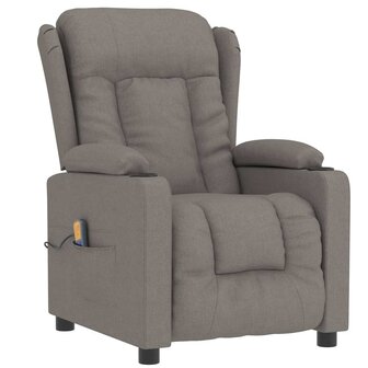 Massagestoel stof taupe 2