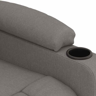 Massagestoel stof taupe 8