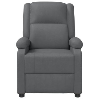 Massagestoel kunstleer grijs 3