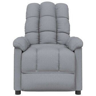 Massagestoel stof lichtgrijs 3