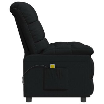 Massagestoel stof zwart 4