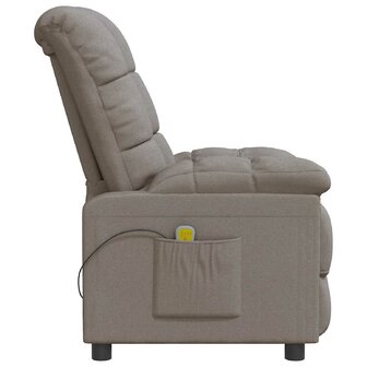 Massagestoel stof taupe 4