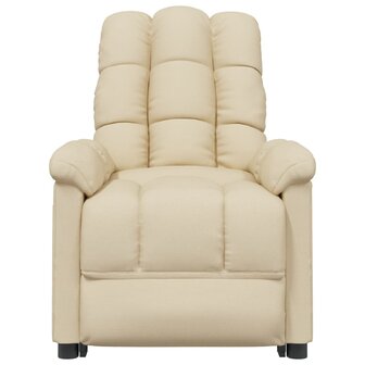 Massagestoel stof cr&egrave;mekleurig 3