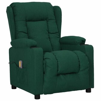 Sta-op-massagestoel stof donkergroen 2