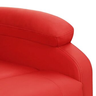 Sta-op-massagestoel kunstleer rood 8