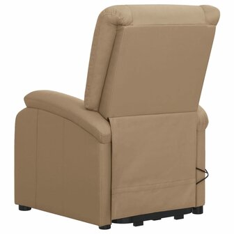 Sta-op-massagestoel kunstleer cappuccinokleurig 5