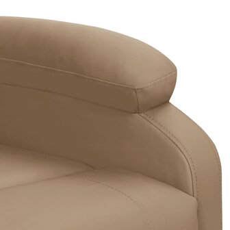 Sta-op-massagestoel kunstleer cappuccinokleurig 8