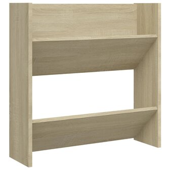Wandschoenenkasten 2 st 60x18x60 cm spaanplaat sonoma eiken 5