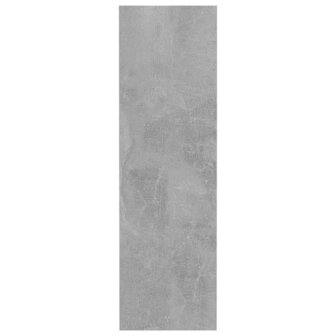 Wandschoenenkast 60x18x60 cm spaanplaat betongrijs 5