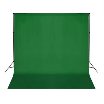 Fotostudioset met lampen, paraplu&amp;apos;s, achtergrond en reflector 4