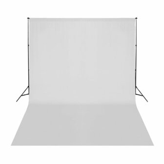 Fotostudioset met lampen, paraplu&amp;apos;s, achtergrond en reflector 4